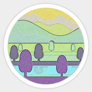 Landscape Sticker